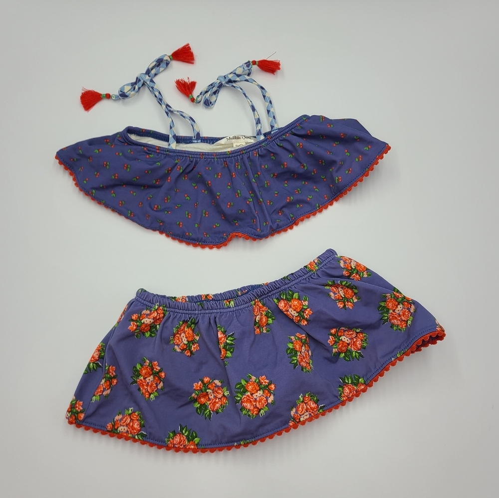 Matilda Jane Little Guppy skirted swimsuit size 18-24 months